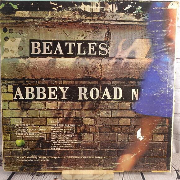Apple Records Beatles "Abby Road" Vintage Vinyl Record - Picture 2 of 5